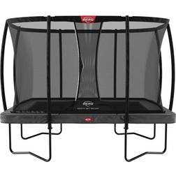 BERG Trampolin Ultim Champion Regular 330 Grey inkl. Sicherheitsnetz Deluxe