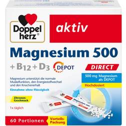 Doppelherz Magnesium 500 B12 D3 Depot 60 Stk.