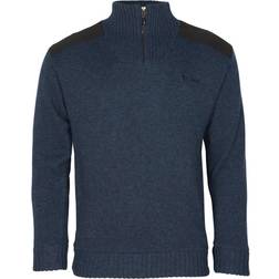 Pinewood Hurricane Sweater D.Navy Mel
