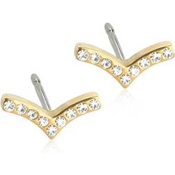 Blomdahl Brilliance Wing - Gold/Silver/Transparent