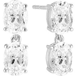 Sif Jakobs Jewellery Cubic Zirconia Oval Drop Earrings