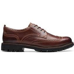 Clarks Batcombe Far Brogue - Dark Tan