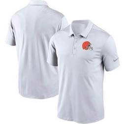 Nike Cleveland Browns Fan Gear Franchise Heat-Sealed Graphic Team Polo White