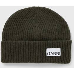 Ganni hue A5020 Structured Beanie kalamata