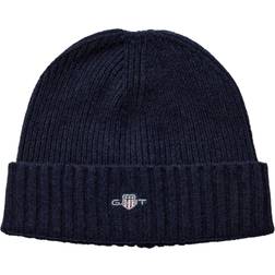 Gant Wool Lined Beanie Marine
