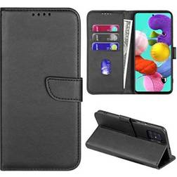 Skal-man Samsung Galaxy A41 Plånboksfodral Svart