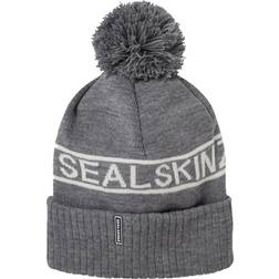 Sealskinz Unisex Unisex Heacham Bobble Hat Grey Hats