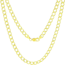 Cuban Curb Link Chain - Gold