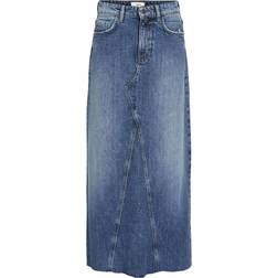 Object Long Denim Skirt - Objharlow