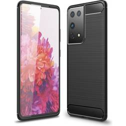 ExpressVaruhuset Samsung S21 Ultra Stöttåligt Skal SlimCarbon