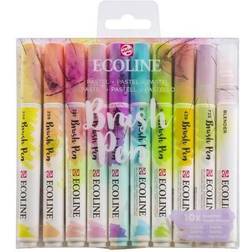 Ecoline Brush Pen Pastel 10 Set