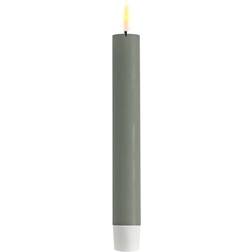 Deluxe Homeart Stick Sage Green LED-ljus 15cm 2st