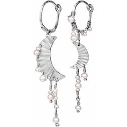 Maanesten Esta Earrings - Silver/Pearls