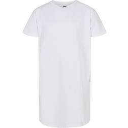 Urban Classics Girl's Organic Oversized Tee Dress - White