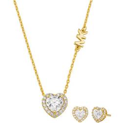 Michael Kors Brilliance Jewelry Set - Gold/Transparent