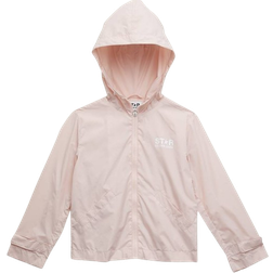 GOLDEN GOOSE Girl's Star Logo-Print Windbreaker, 4-10 PINKWHITE