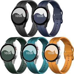 Oanux Replacement Strap for Galaxy Watch 5/Watch 5 Pro/Watch 4/Watch 4 Classic 5-Pack