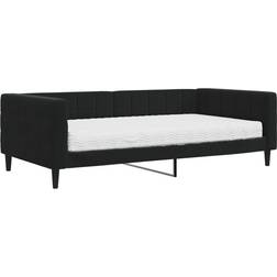 vidaXL 3196678 Black Soffa 223cm 3-sits