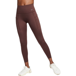 Nike Go Women's Firm-Support High-Waisted 7/8 Leggings - Earth/Black