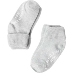 Polarn O. Pyret Baby Anti-Slip Socks 2-pack - Grey