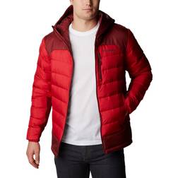 Columbia Men's Autumn Park Down Hooded Jacket - Mountain Red/Red Jasper