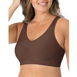 Shapermint Truekind Daily Comfort Wireless Shaper Bra - Chocolate