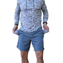 Burlebo Men's Everyday Shorts - River Rock Grey