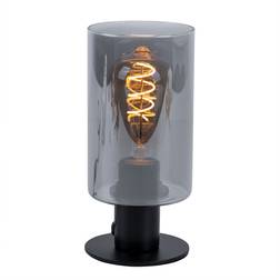 ETC-Shop Retro Smoked Black Table Lamp 21.5cm