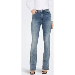Only Onlmila HW Flared DNM BJ13994 Jeans - Medium Blue Denim