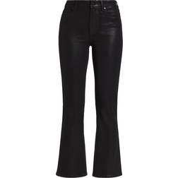 Paige Claudine High-Rise Kick-Flare Jeans - Black