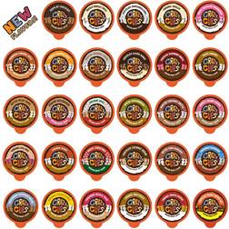 Crazy Cups Flavored Coffee Single Serve Cups Variety Pack Samplers 30