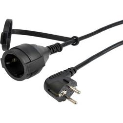 Prokord Power Cord 10m Extenstion Angeld Schuko Black