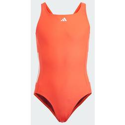 adidas Cut 3-Stripes Swimsuit - Bright Red/White (IQ3971)