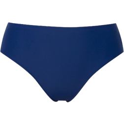 Ulla Popken Solid Front Lined Bikini Bottom blue