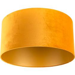 QAZQA Velvet Ochre with inner Golden Shade ∅ 50cm