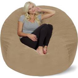 Chill Sack Giant Pebble/Tan Bean Bag