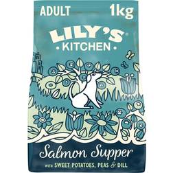 Lily's kitchen Salmon Supper Natural Grain Free Complete Adult Dry Dog Food 1kg