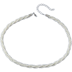 Shein 1 Multi-layer Imitation Pearl Wrapped Spiral Twist Clavicle Chain Suitable For Daily Wear By Women