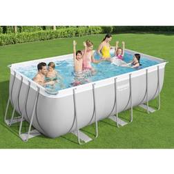 Bestway Pool Power Steel Rektangulär 412x201x122 cm