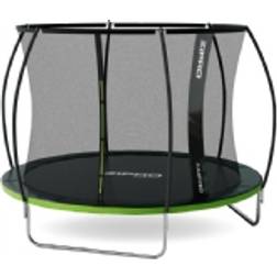Zipro Trampolino rotondo Zipro Jump Pro Premium con rete sicurezza interna 8FT 252 cm Zipro nero verde