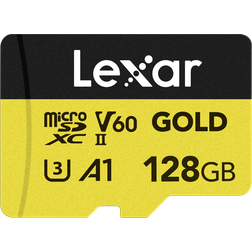 LEXAR Professional GOLD microSDXC Class 10 UHS-II U3 V60 A1 280/100MB/s 128GB