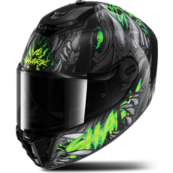 SHARK Helmets Integralhjelm Spartan RS Shaytan, Sort/Grøn/Antracit Herre