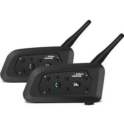 Tourtecs SI4 Bluetooth Intercom IK6 2 Stück passend für BMW K 1300 GT - Schwarz