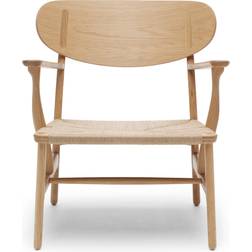 Carl Hansen & Søn CH22 Oiled Oak Chord Natural Lænestole Loungestol