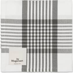 Børge Mogensen Large Checks Stofserviet Hvid (55x55cm)