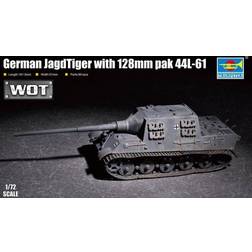 Trumpeter 007165 tysk jagdtiger med 128 mm pal 44L-61 modellbyggsats, olika