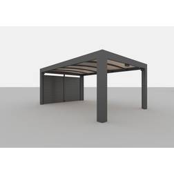Genua endevæg Cubus carport single komposit (Areal )