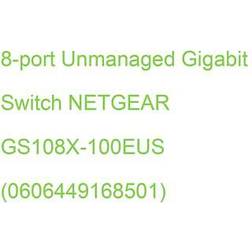 Netgear 8Port Switch 1G-10G GS108X 8x1G Port 1x 10G SFP