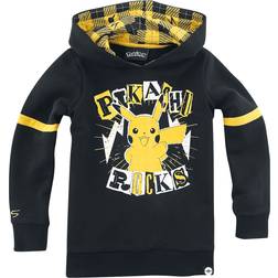 Pokémon Kid's Pikachu Rocks Hoodie - Black/Yellow