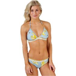 Svea Sardinien Triangle Bikini Blue, Female, Tøj, Badetøj, Svømning, Blå